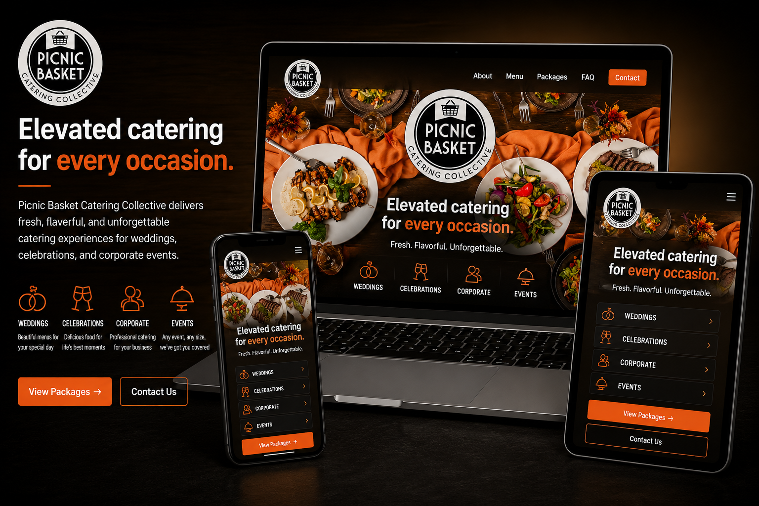 The Catering Collective – Wedding & Event Catering Webflow Website